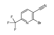 2-bromo-6-trifluoromethylnicotinonitrile Structure