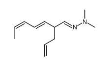 (E)-2-((3E,5Z)-2-allylhepta-3,5-dien-1-ylidene)-1,1-dimethylhydrazine结构式