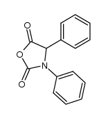 3,4-diphenyloxazolidine-2,5-dione Structure