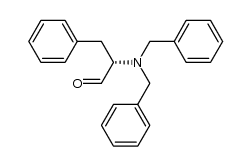 2S-[bis(phenylmethyl)amino]benzenepropanaldehyde Structure