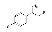 4-Bromo-α-(fluoromethyl)benzenemethanamine结构式