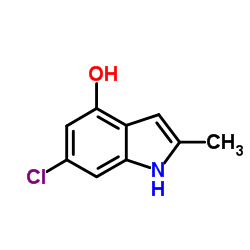 6-Chloro-2-methyl-1H-indol-4-ol Structure