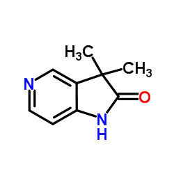 3,3-Dimethyl-1,3-dihydro-2H-pyrrolo[3,2-c]pyridin-2-one Structure