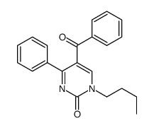 5-benzoyl-1-butyl-4-phenylpyrimidin-2-one结构式