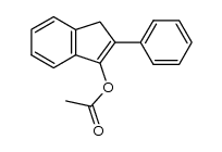 2-Phenyl-3-acetoxy-1H-indene结构式