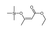 ethyl 3-trimethylsilyloxybut-2-enoate结构式