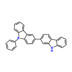 9'-phenyl-9H,9'H-2,3'-bicarbazole Structure