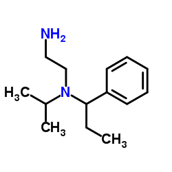 N-Isopropyl-N-(1-phenylpropyl)-1,2-ethanediamine Structure