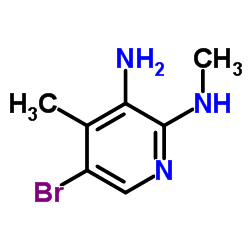 5-Bromo-N2,4-dimethyl-2,3-pyridinediamine Structure