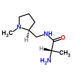 N-{[(2S)-1-Methyl-2-pyrrolidinyl]methyl}alaninamide结构式