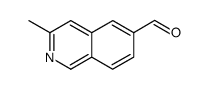 3-methylisoquinoline-6-carbaldehyde结构式