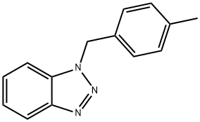 1-[(4-methylphenyl)methyl]benzotriazole结构式