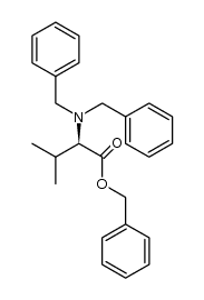 (R)-benzyl 2-(dibenzylamino)-3-methylbutanoate Structure