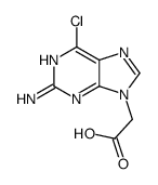 2-氨基-6-氯-9H-嘌呤-9-乙酸图片