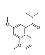 N,N-diethyl-3,5-dimethoxy-2-prop-2-enylbenzamide Structure