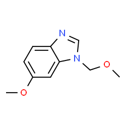 1H-Benzimidazole,6-methoxy-1-(methoxymethyl)-(9CI) structure