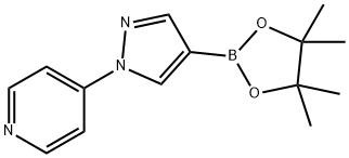 1-(4-pyridyl)pyrazole-4-boronic Acid Pinacol Ester Structure