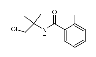 N-(2-chloro-1,1-dimethyl-ethyl)-2-fluoro-benzamide Structure