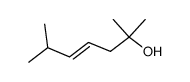 2,6-dimethyl-hept-4-en-2-ol结构式