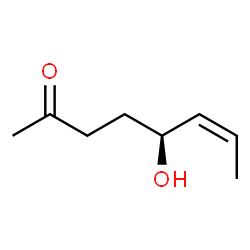 6-Octen-2-one, 5-hydroxy-, [S-(Z)]- (9CI) Structure