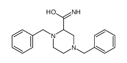 1,4-dibenzylpiperazine-2-carboxamide Structure