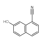 7-HYDROXY-1-NAPHTHONITRILE Structure