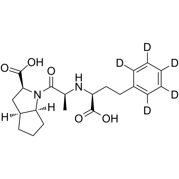 Ramiprilat-d5 Structure