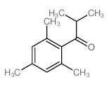 2-methyl-1-(2,4,6-trimethylphenyl)propan-1-one结构式