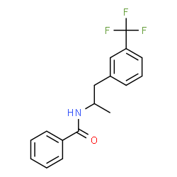 N-[α-Methyl-m-(trifluoromethyl)phenethyl]benzamide Structure