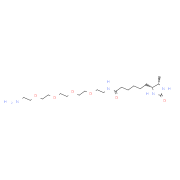 Amine-PEG4-Desthiobiotin结构式