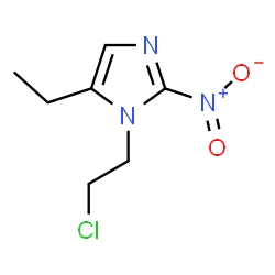 1-(2-Chloroethyl)-5-ethyl-2-nitro-1H-imidazole结构式