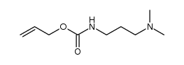 allyl (3-(dimethylamino)propyl)carbamate结构式