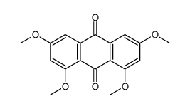 1,3,6,8-Tetramethoxy-9,10-dihydroanthracene-9,10-dione Structure