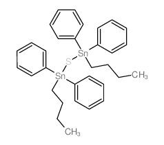 Distannathiane,1,3-dibutyl-1,1,3,3-tetraphenyl- structure