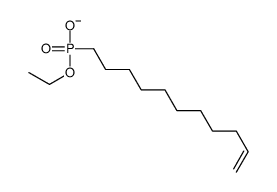 ethoxy(undec-10-enyl)phosphinate结构式