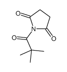 1-(2,2-dimethylpropanoyl)pyrrolidine-2,5-dione Structure