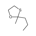 2-methyl-2-propyl-1,3-oxathiolane结构式