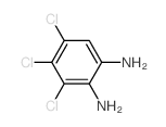 1,2-Benzenediamine,3,4,5-trichloro- Structure