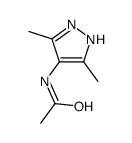 N-(3,5-dimethyl-1H-pyrazol-4-yl)acetamide结构式