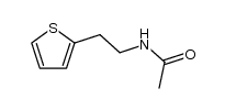 N-[2-(thiophen-2-yl)ethyl]acetamide Structure