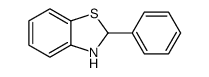 2-phenyl-2,3-dihydro-1,3-benzothiazole Structure