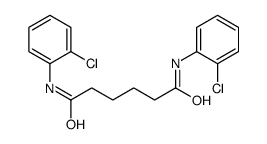 N,N'-Bis(2-chlorophenyl)hexanediamide structure