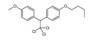 1-butoxy-4-[2,2,2-trichloro-1-(4-methoxyphenyl)ethyl]benzene Structure