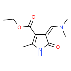 ETHYL 4-[(DIMETHYLAMINO)METHYLENE]-2-METHYL-5-OXO-4,5-DIHYDRO-1H-PYRROLE-3-CARBOXYLATE Structure