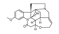 16-Hydroxy-3-methoxystrychnidin-10-one结构式