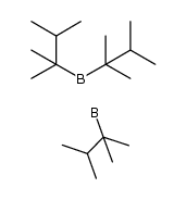 tris(2,3-dimethyl-2-butyl)diborane(6)结构式