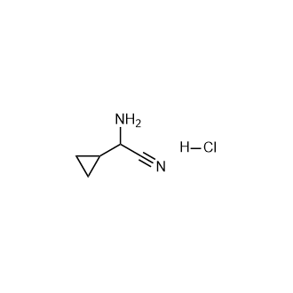 2-氨基-2-环丙基乙腈盐酸盐图片