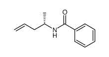 (S)-3-(benzoylamino)-4-pentene Structure