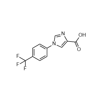 1-(4-(Trifluoromethyl)phenyl)-1H-imidazole-4-carboxylic acid picture