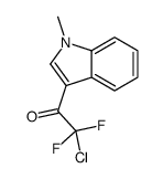 2-Chloro-2,2-difluoro-1-(1-methyl-1H-indol-3-yl)ethanone结构式